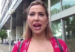 Inked beauty with fake tits endures hardcore sex